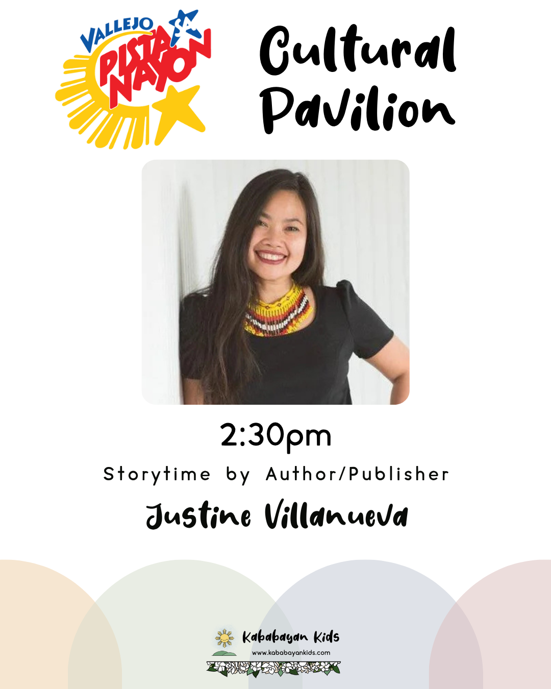 Storytime with Author/Publisher Justine Villanueva, Sawaga River Press Veterans Feature
